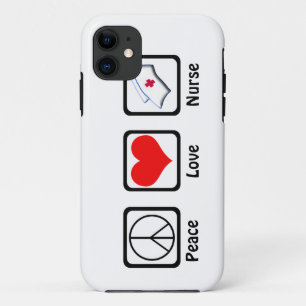 Etui iPhone Case-Mate Paix, amour, Infirmière-Symboles