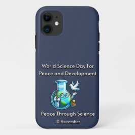 Case-Mate iPhone Case Paix Par La Science. 11 novembre