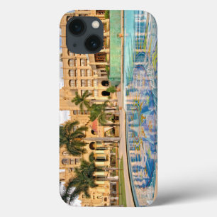 Etui iPhone 13 Palais de l'Hôtel et piscine de la ville perdue 2