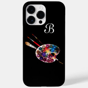 Coques Pour iPhone PALETTE DE COULEUR ARTISTE ET BRUSHES MONOGRAM Noi