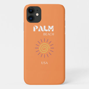Case-Mate iPhone Case Palm Beach, Art Voyage, Preppy, Orange