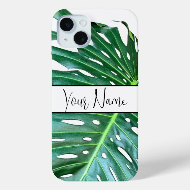 Coques Case-Mate iPhone Palm Leaf, feuillage tropical, forêt tropicale (Verso)