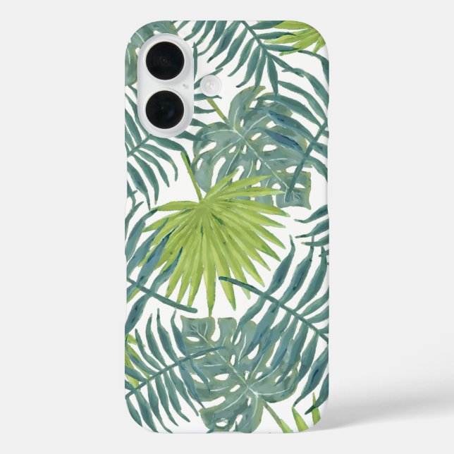 Coques Case-Mate iPhone Palm Tree Fronds Peinture hawaïenne (Verso)