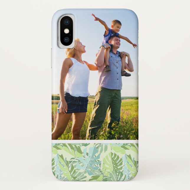 Coques Case-Mate iPhone Palmettes tropicales en pastel de photo faite sur (Dos)
