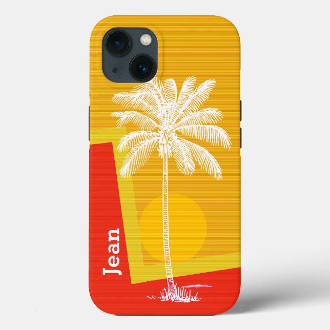 Coques Case-Mate iPhone Palmier tropical (Verso)