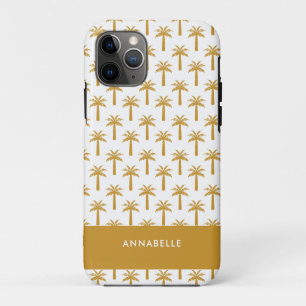 Case-Mate iPhone Case Palmier tropical d'été moutarde botanique moderne