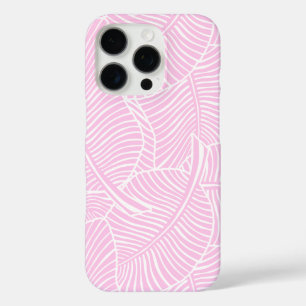 Coques iPhone 16 Pro Palmier Zebra Hawaïen Tropical Rose