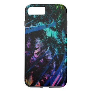 Coque iPhone 7 Plus Palmiers d'arc-en-ciel