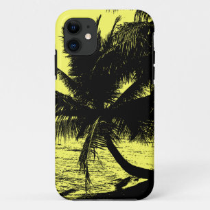 Case-Mate iPhone Case Palmiers et eau - Jaune