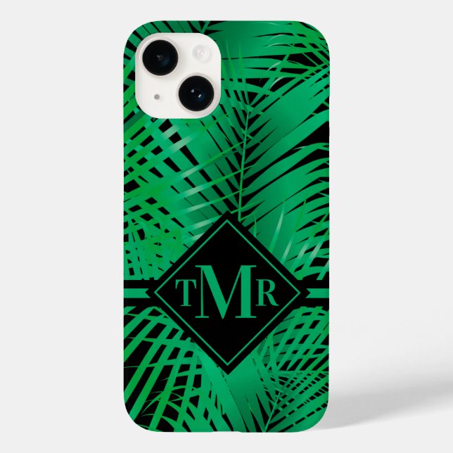Coques Case-Mate iPhone Palmiers Monogrammes (Verso)