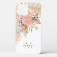 Pampas personnalisé Grass Blush Rose Floral