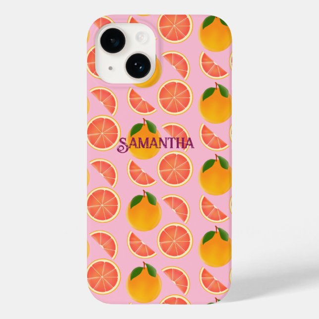 Coques Case-Mate iPhone Pamplemousse (Verso)