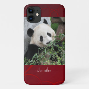 Case-Mate iPhone Case Panda géant mignon avec nom Arrière - plan Tourb