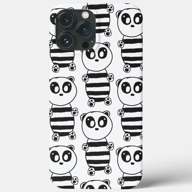 Coques Case-Mate iPhone Panda Kids (Verso)