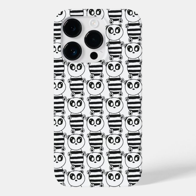 Coques Case-Mate iPhone Panda Kids (Verso)