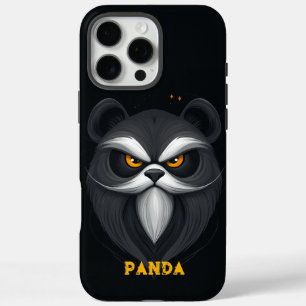 Coques iPhone 16 Pro Max Panda noir en colère