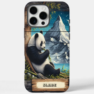 Coques iPhone 16 Pro Max Panda's Forest Hideaway : Bamboo Meal