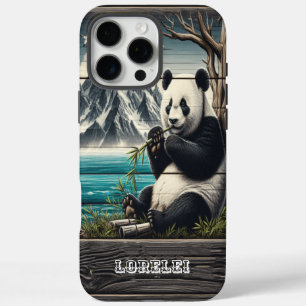 Coques iPhone 16 Pro Max Panda's Secluded Nook : Bambou Plaisir