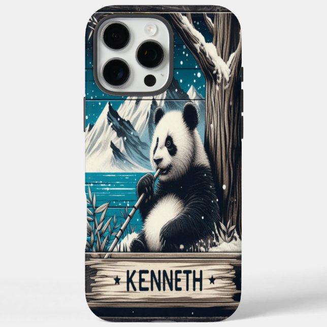 Coques Case-Mate iPhone Panda's Tranquille Spot : Bambou Delight (Verso)