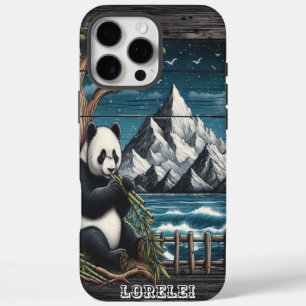 Coques iPhone 16 Pro Max Panda's Treetop Hideaway : Bamboo Indulgence