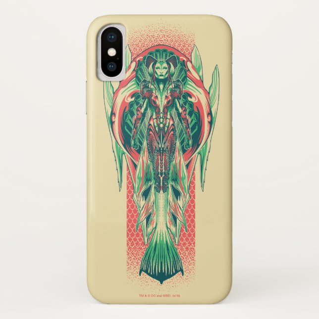 Coques Case-Mate iPhone Panneau de Nouveau d'art de pêcheur de la Reine (Dos)