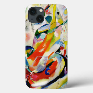 iPhone 13 Case Panneau mural abstrait PixDezines Kandinsky 1914
