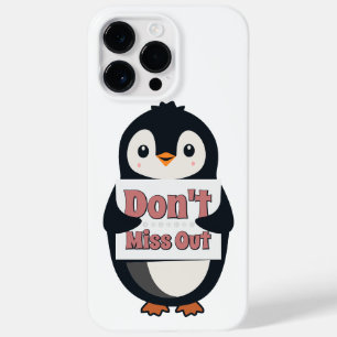 Coque Pour Pour iPhone 14 Pro Max Panneau Pingouin : Ne Manquez Rien