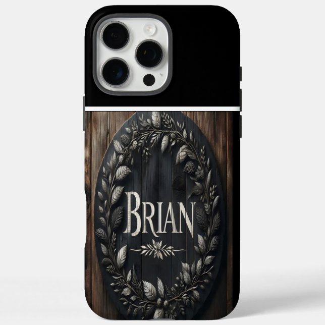 Coques Case-Mate iPhone Panneau rustique de Brian Farmhouse (Verso)
