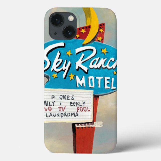 Coques Case-Mate iPhone Panneau Sky Ranch Motel (Verso)