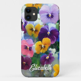 Case-Mate iPhone Case Pansies colorées