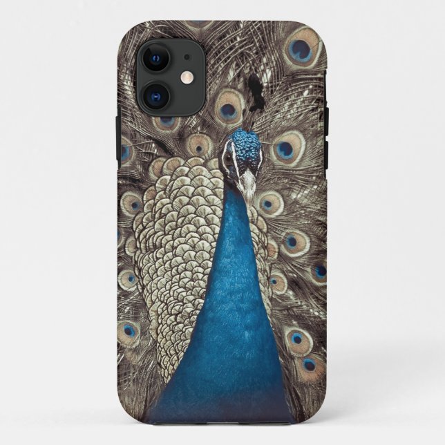 Coques Case-Mate iPhone Paon Bleu Antique (Dos)