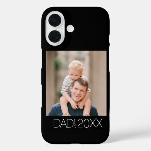 Coques iPhone 16 Papa a établi une photo moderne  