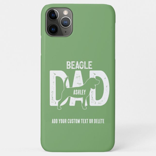 Coques Case-Mate iPhone Papa Beagle Papa Chien Cadeau (Dos)