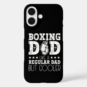 Coques iPhone 16 Papa boxeur comme un papa normal mais plus cool