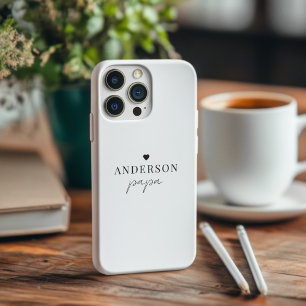 Coques iPhone 16 Pro Papa personnalisé   Nom minimaliste Grand-père de 