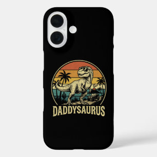Coques iPhone 16 Papa Trex Dinosaure Papasaurus Rétro Fête des Père