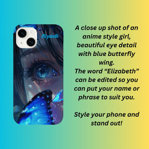 Coque Pour iPhone 14 Papier bleu