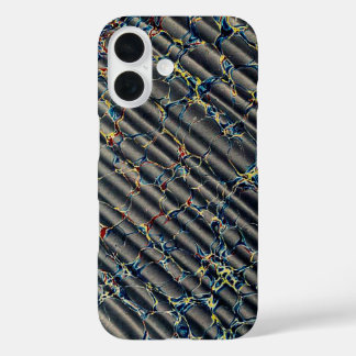 Coques iPhone 16 Papier fin en marbre veiné italien