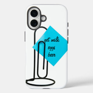Coques iPhone 16 Papier note adhésif