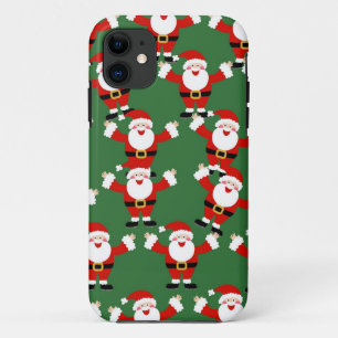 Coques Pour iPhone Papier peint de Noël Père Noël