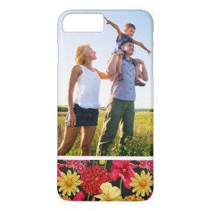 Coque iPhone 8 Plus/7 Plus Papier peint floral de photo faite sur commande