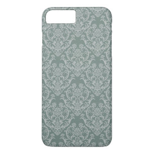 Coque iPhone 8 Plus/7 Plus Papier peint floral vert