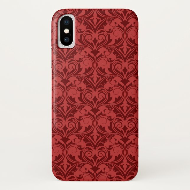 Coques Case-Mate iPhone Papier peint rouge (Dos)