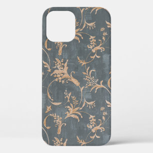 Case-Mate iPhone Case Papier peint vintage rétro à fleurs sur le dos
