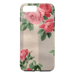 Case-Mate iPhone Case Papier peint vintage Rose Chou