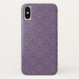 Coque iPhone X Papier peint violet luxueux