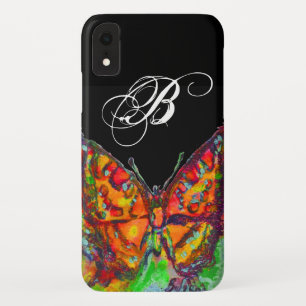Case-Mate iPhone CASE PAPIER VOLANT PAPILLON COLORÉ ROUGE OR JAUNE MONOG