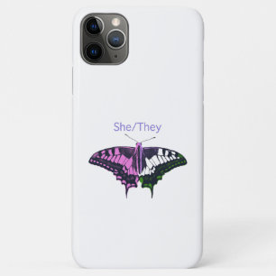 Case-Mate iPhone Case Papillon à queue noire non binaire