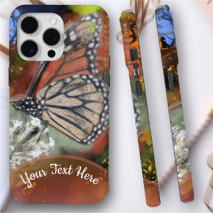 Coque iPhone 15 Pro Max Papillon Abstrait PV02