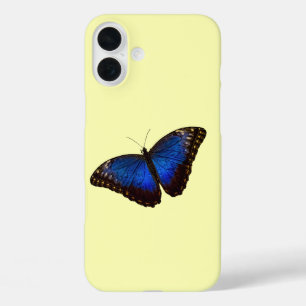 Coques iPhone 16 Plus Papillon bleu Morpho sur Canary